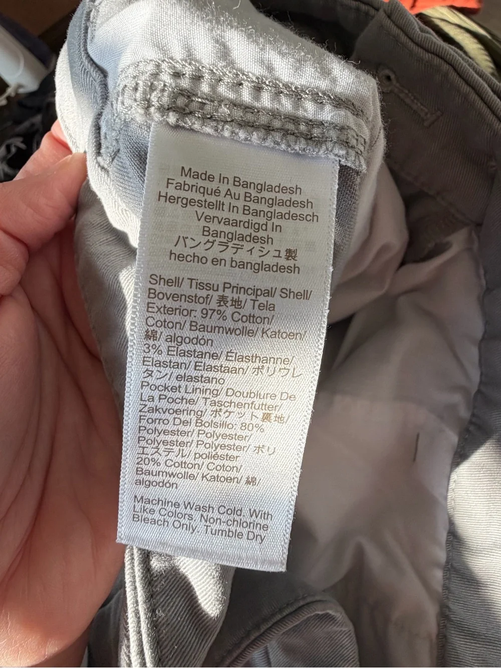 J.Crew High Rise Girlfriend Chino Pants Women’s 12P Petite Gray Stretch